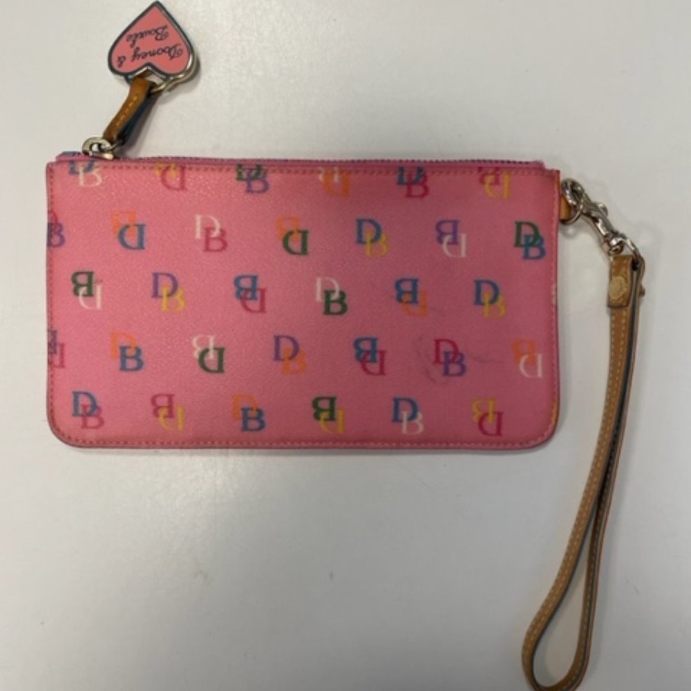Dooney & Bourke Pink Rainbow Wristlet